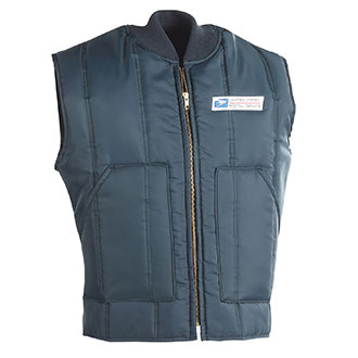 Insulated Postal Vest for Mail Handlers and Maintenance Personnel