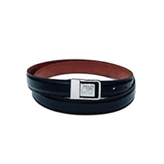 Black Leather Window Clerks Belt with Postal Eagle Logo Buck